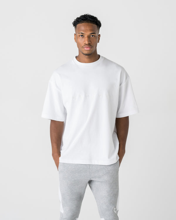 CRONOS SIGNATURE ACCENT S/S TEE【WHITE】