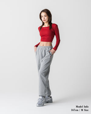 CRONOS WOMEN Airy Tie Active Long Sleeve【RED】
