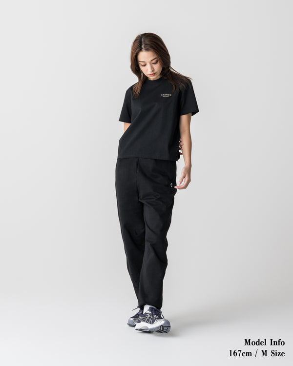 CRONOS WOMEN Light Ease T-SHIRT 【BLACK】