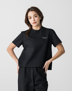CRONOS WOMEN Light Ease T-SHIRT 【BLACK】