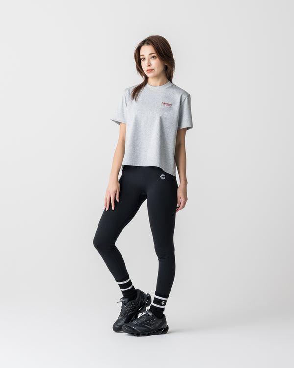 CRONOS WOMEN Smooth Style Socks【BLACK】