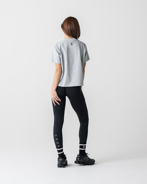 CRONOS WOMEN Smooth Style Socks【BLACK】