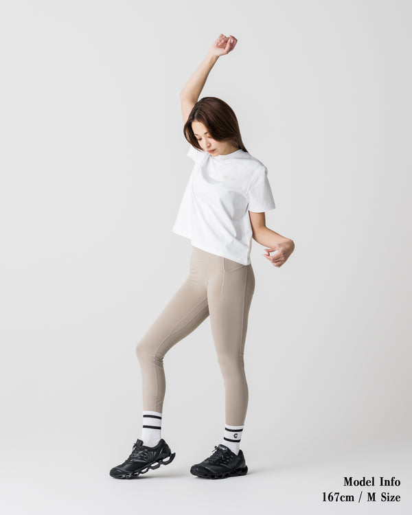 CRONOS WOMEN Light Ease T-SHIRT [WHITE]