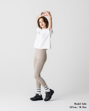 CRONOS WOMEN Light Ease T-SHIRT [WHITE]