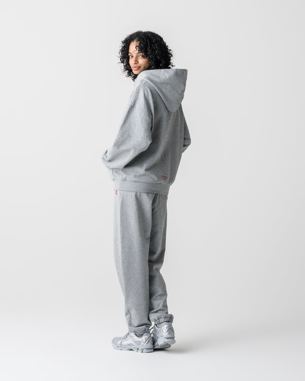 CRONOS WOMEN Smooth Relax Pants【GRAY】