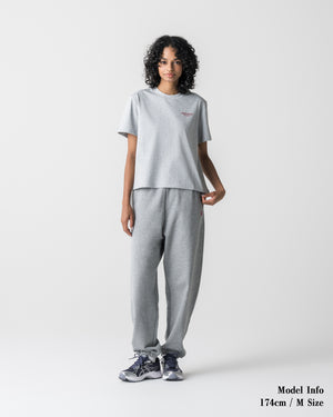CRONOS WOMEN Smooth Relax Pants【GRAY】