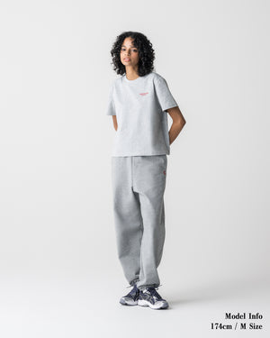 CRONOS WOMEN Smooth Relax Pants【GRAY】
