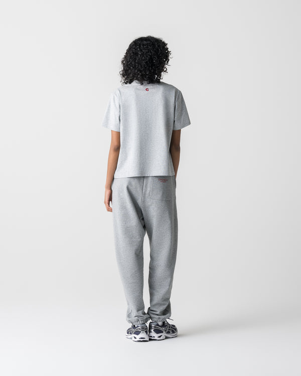 CRONOS WOMEN Smooth Relax Pants【GRAY】