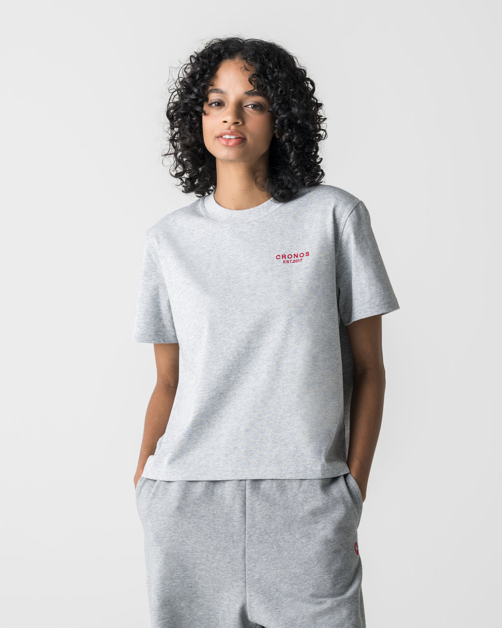 CRONOS WOMEN Light Ease T-SHIRT [GRAY]