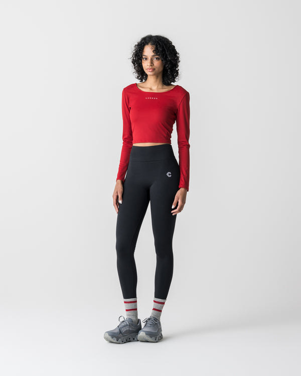 CRONOS WOMEN Smooth Style Socks【GRAY】