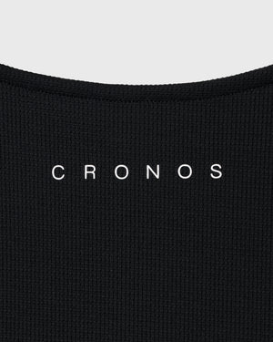 CRONOS WOMEN Airy Tie Active Long Sleeve [BLACK]