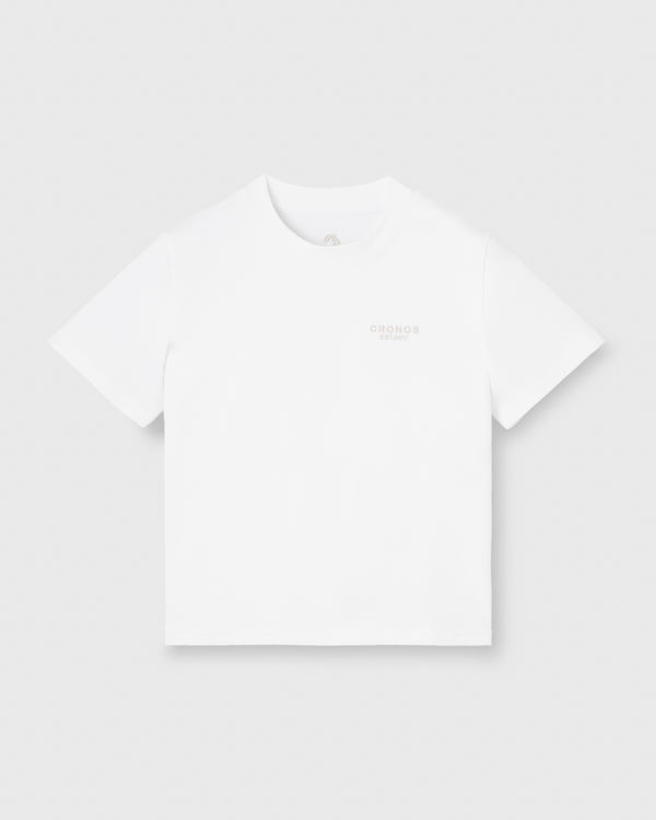 CRONOS WOMEN Light Ease T-SHIRT [WHITE]