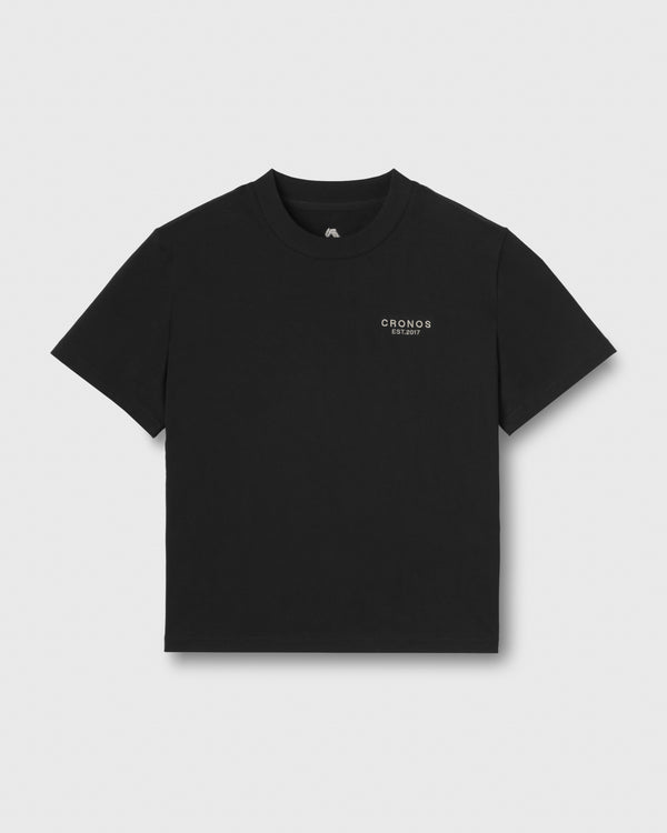 CRONOS WOMEN Light Ease T-SHIRT 【BLACK】