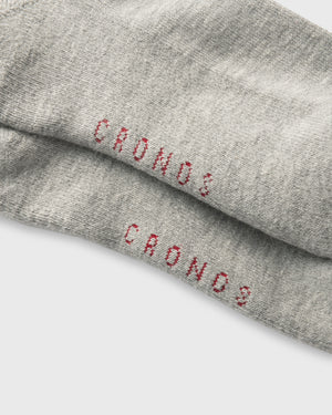 CRONOS WOMEN Smooth Style Socks【GRAY】
