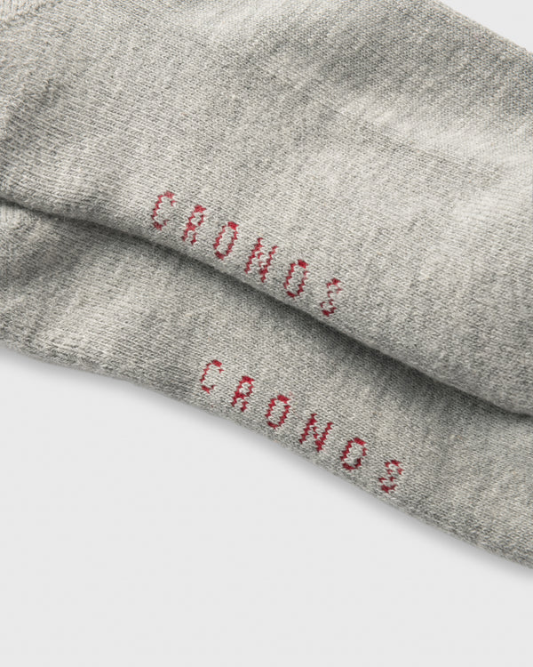 CRONOS WOMEN Smooth Style Socks【GRAY】