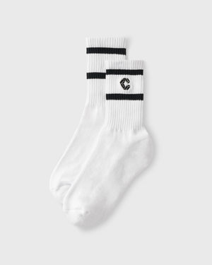 CRONOS WOMEN Smooth Style Socks [WHITE]
