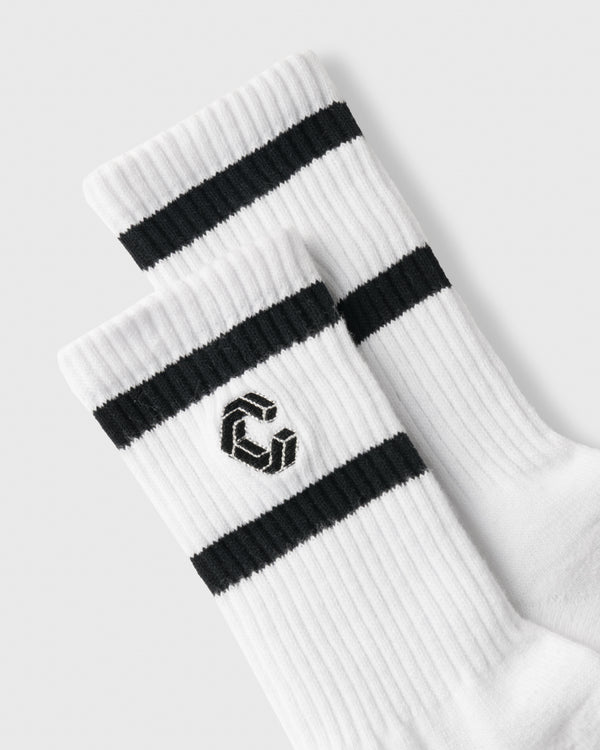 CRONOS WOMEN Smooth Style Socks [WHITE]