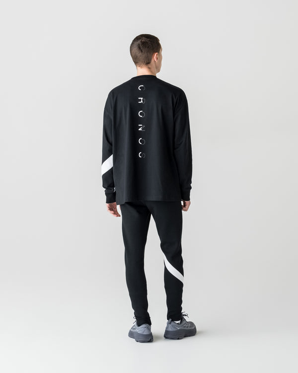 CRONOS LONG-LASTING FLEX L/L TEE【BLACK】