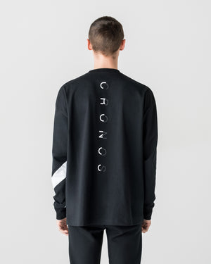 CRONOS LONG-LASTING FLEX L/L TEE【BLACK】
