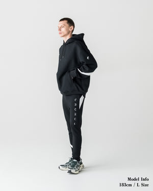 CRONOS LIGHTWEIGHT HYBRID HOODIE【BLACK】