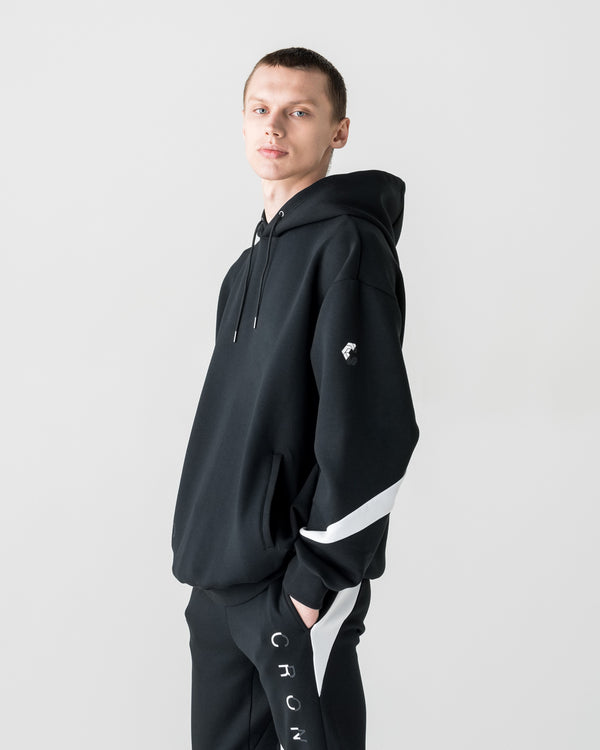 CRONOS LIGHTWEIGHT HYBRID HOODIE【BLACK】
