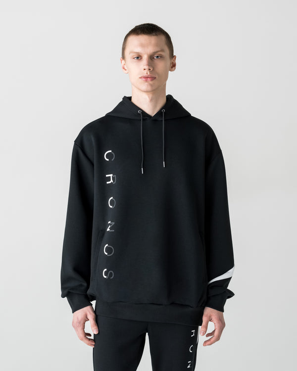 CRONOS LIGHTWEIGHT HYBRID HOODIE【BLACK】