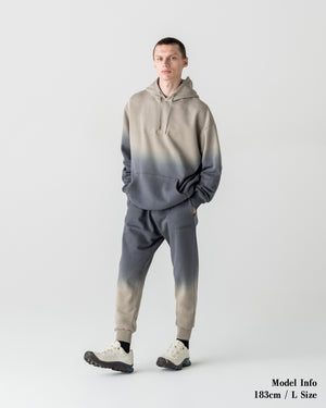 CRONOS  GRADATION HOODIE【GREIGE】