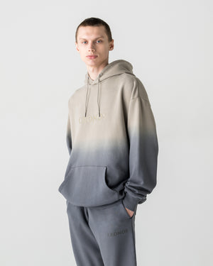 CRONOS  GRADATION HOODIE【GREIGE】