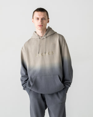CRONOS  GRADATION HOODIE【GREIGE】