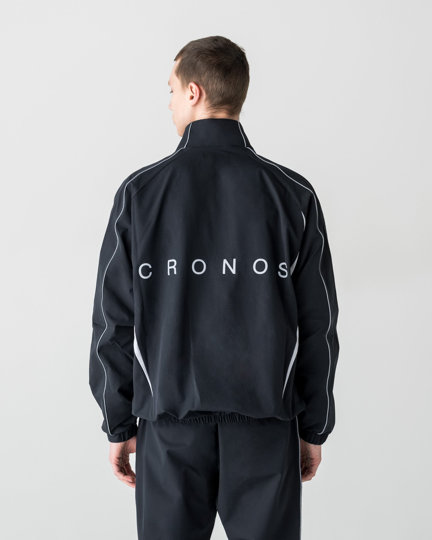 【新品即完】CRONOS REFLECT LINE SLEEVELESS M 黒 CRONOS REFLECTIVE MOTION BLOUSON【BLACK】
