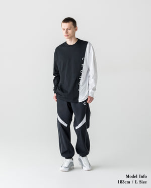 CRONOS TONE SWITCH L/L TEE【BLACK】