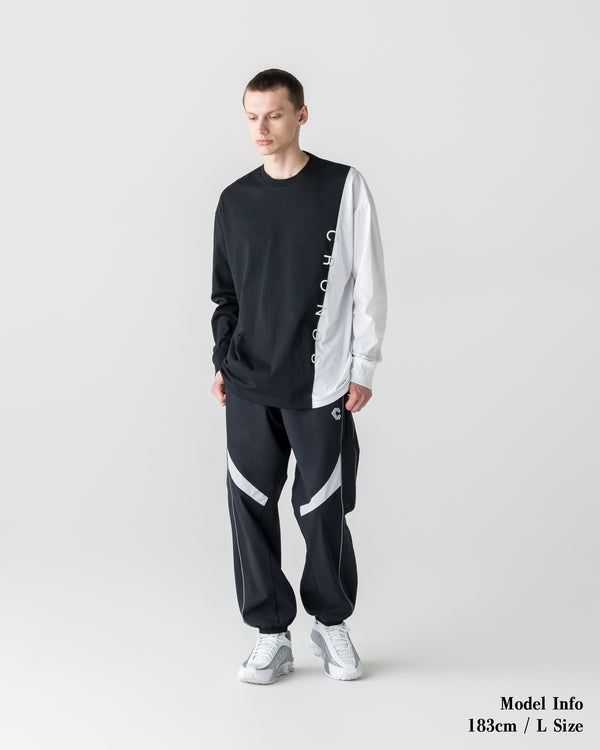 CRONOS TONE SWITCH L/L TEE【BLACK】