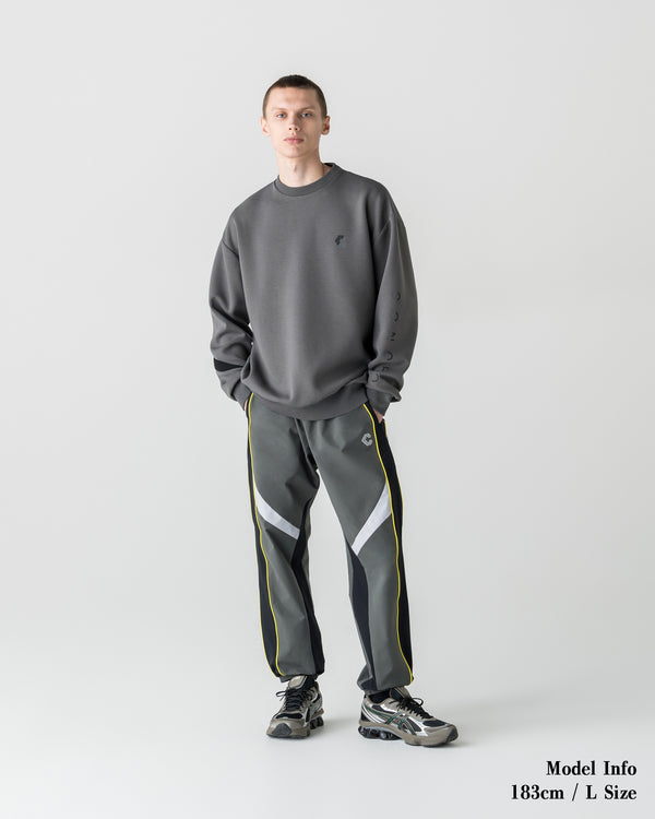 CRONOS LIGHTWEIGHT HYBRID L/S TEE【D.GRAY】