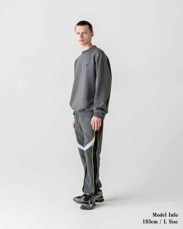 CRONOS LIGHTWEIGHT HYBRID L/S TEE【D.GRAY】