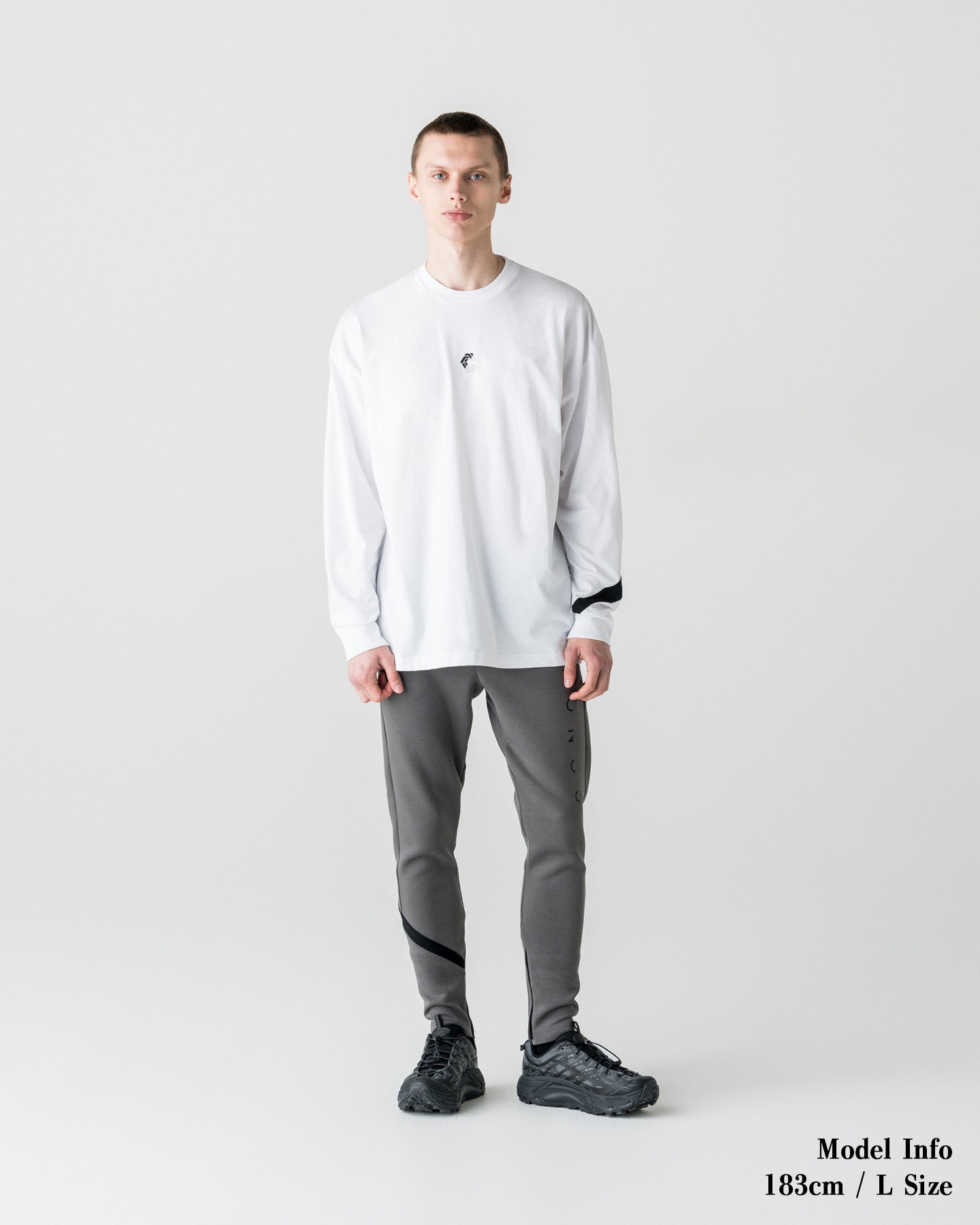 CRONOS LONG-LASTING FLEX L/L TEE【WHITE】