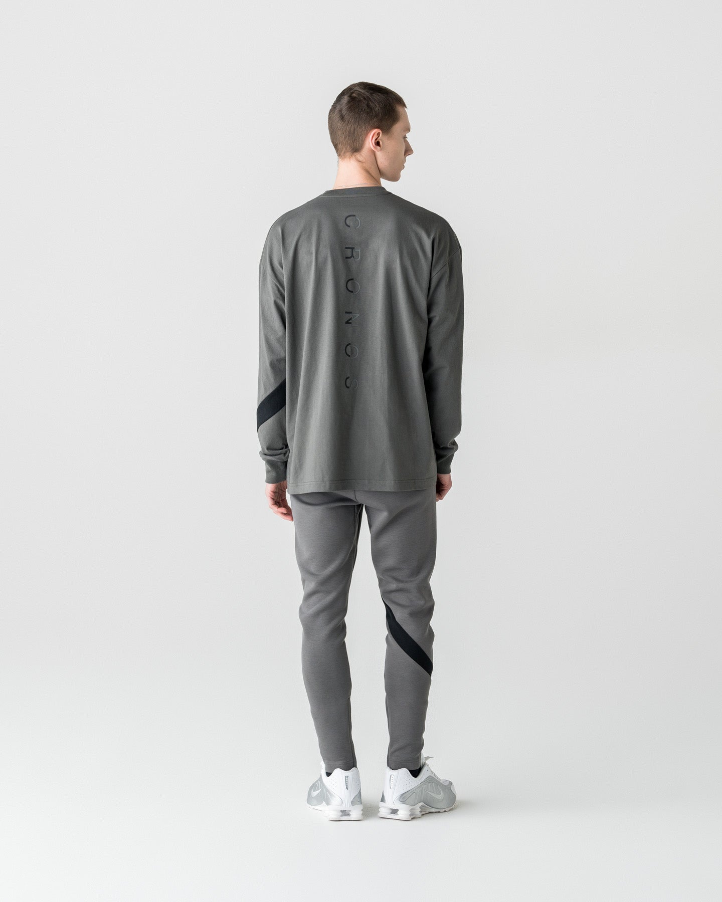 CRONOS LONG-LASTING FLEX L/S TEE [D.GRAY]
