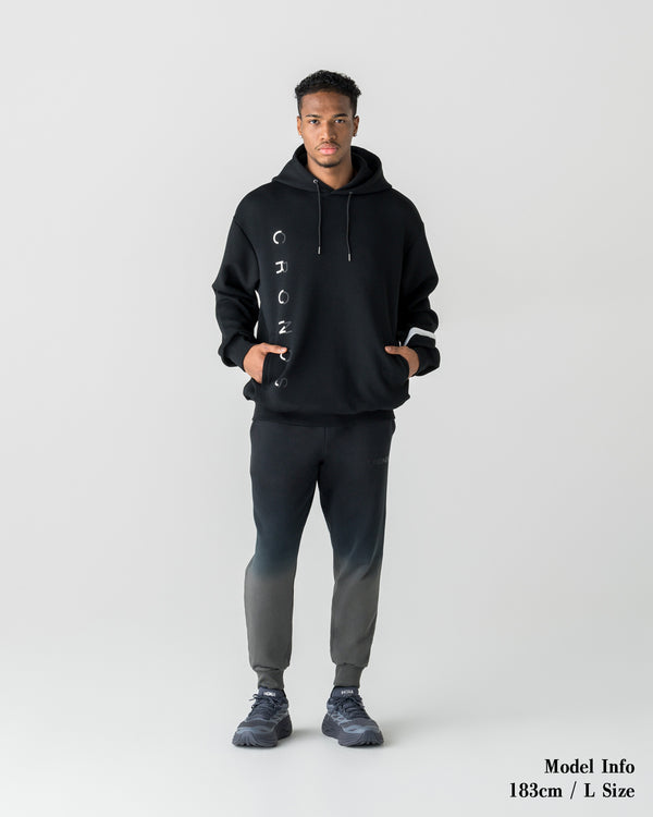 CRONOS LIGHTWEIGHT HYBRID HOODIE【BLACK】