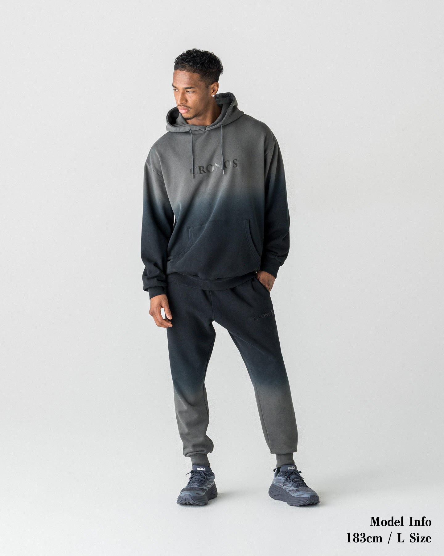 CRONOS GRADATION HOODIE【D.GRAY】