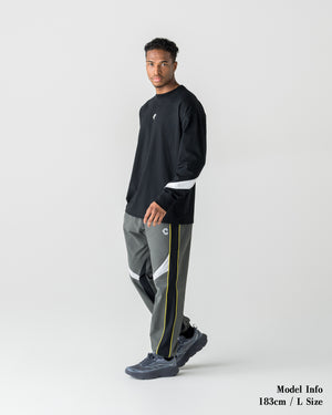 CRONOS LONG-LASTING FLEX L/L TEE【BLACK】