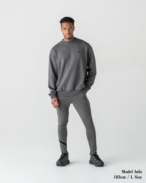 CRONOS LIGHTWEIGHT HYBRID L/S TEE【D.GRAY】