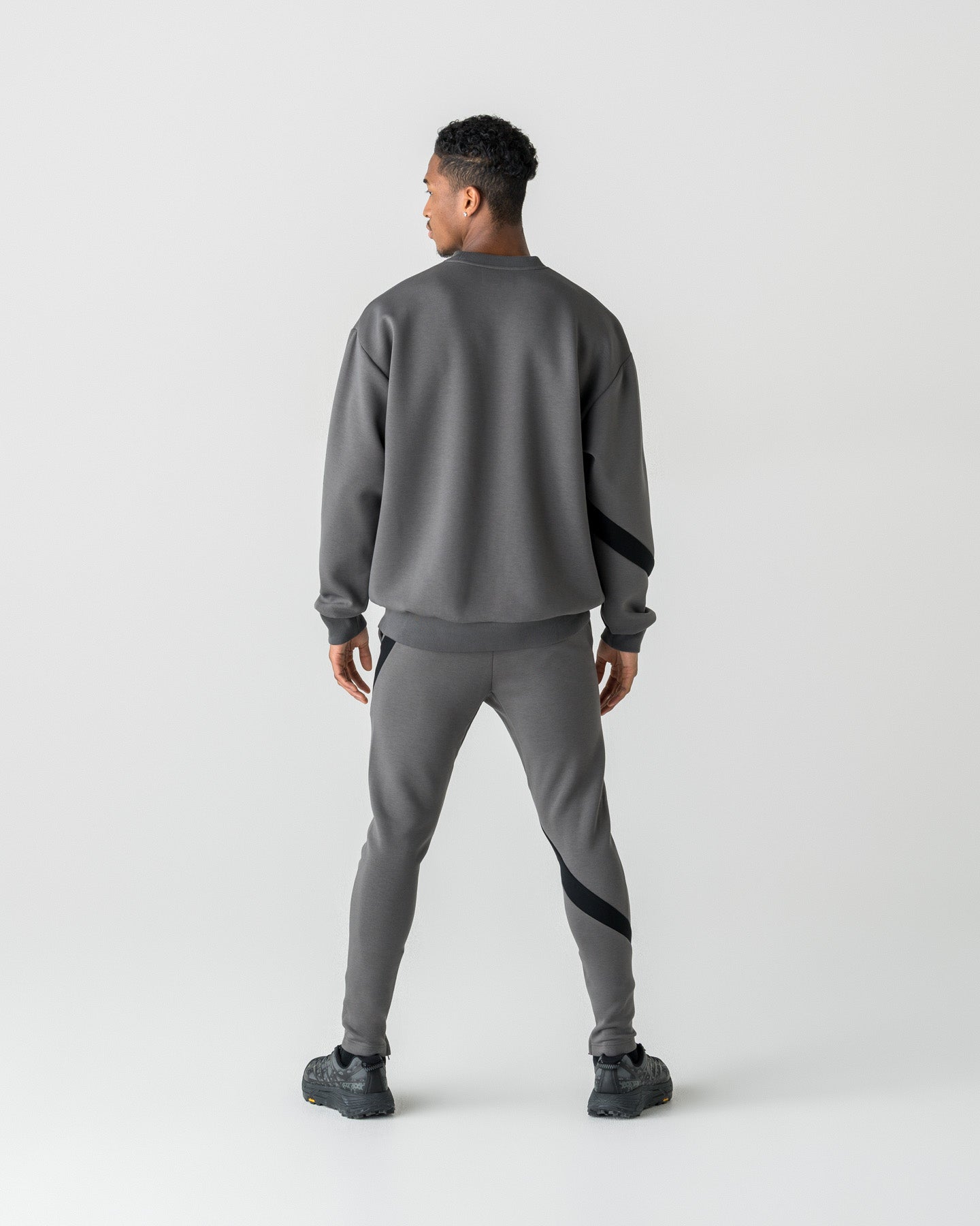 CRONOS LIGHTWEIGHT HYBRID L/S TEE【D.GRAY】