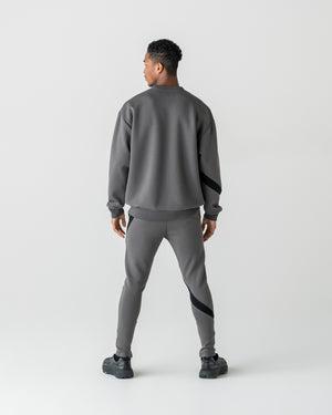 CRONOS LIGHTWEIGHT HYBRID L/S TEE【D.GRAY】