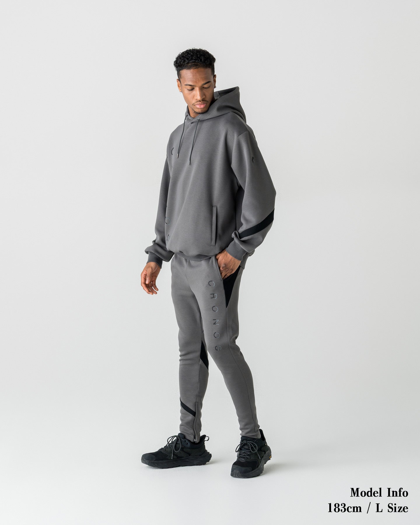 CRONOS LIGHTWEIGHT HYBRID HOODIE【D.GRAY】