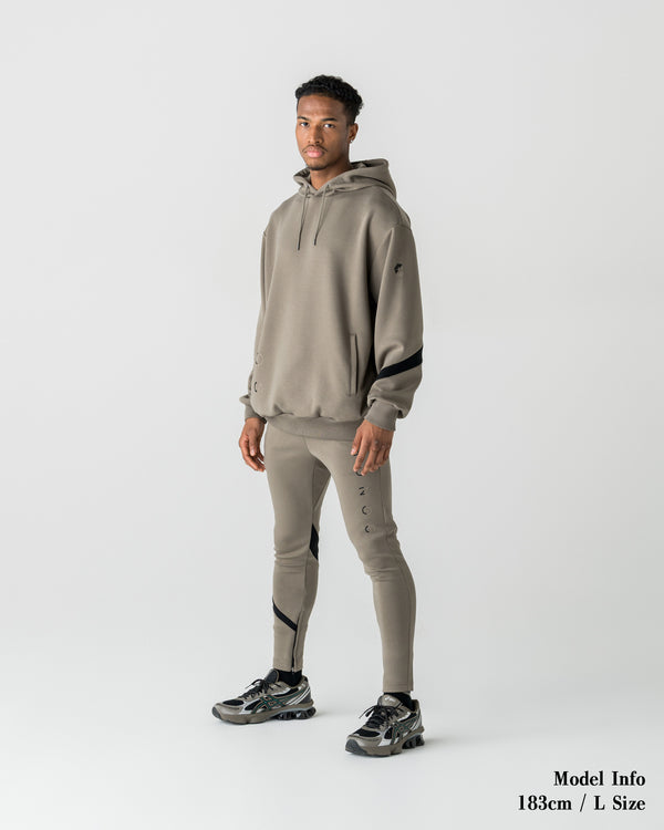 CRONOS LIGHTWEIGHT HYBRID HOODIE【TAUPE】