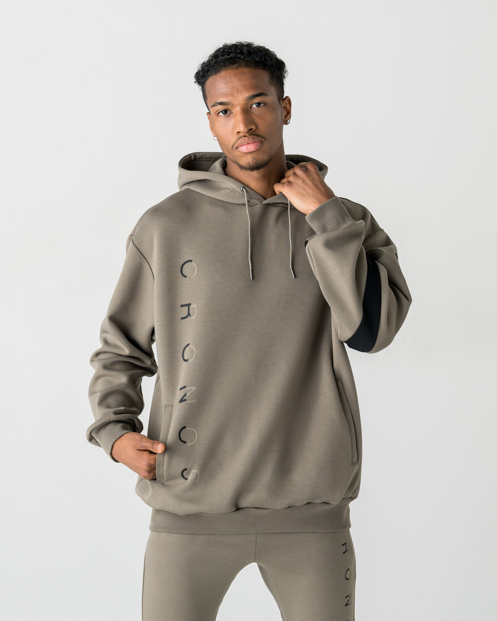 CRONOS LIGHTWEIGHT HYBRID HOODIE【TAUPE】