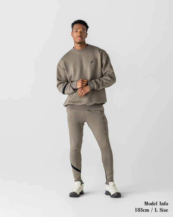 CRONOS LIGHTWEIGHT HYBRID L/S TEE【TAUPE】