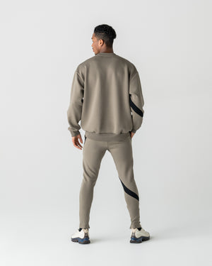 CRONOS LIGHTWEIGHT HYBRID L/S TEE【TAUPE】