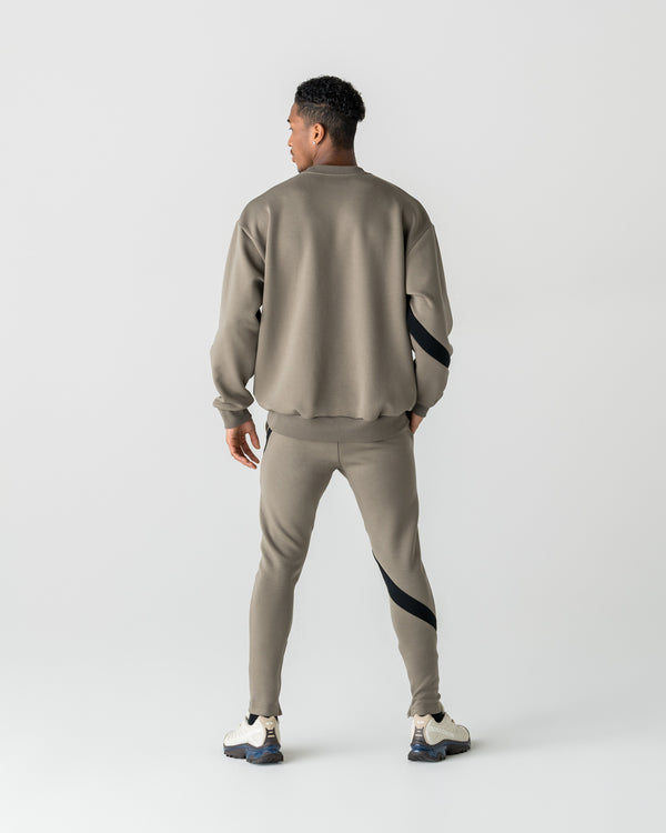 CRONOS LIGHTWEIGHT HYBRID L/S TEE【TAUPE】