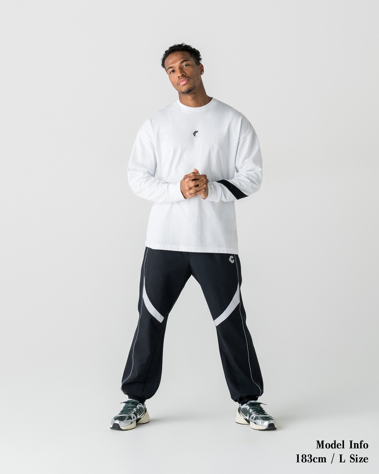 CRONOS LONG-LASTING FLEX L/L TEE【WHITE】