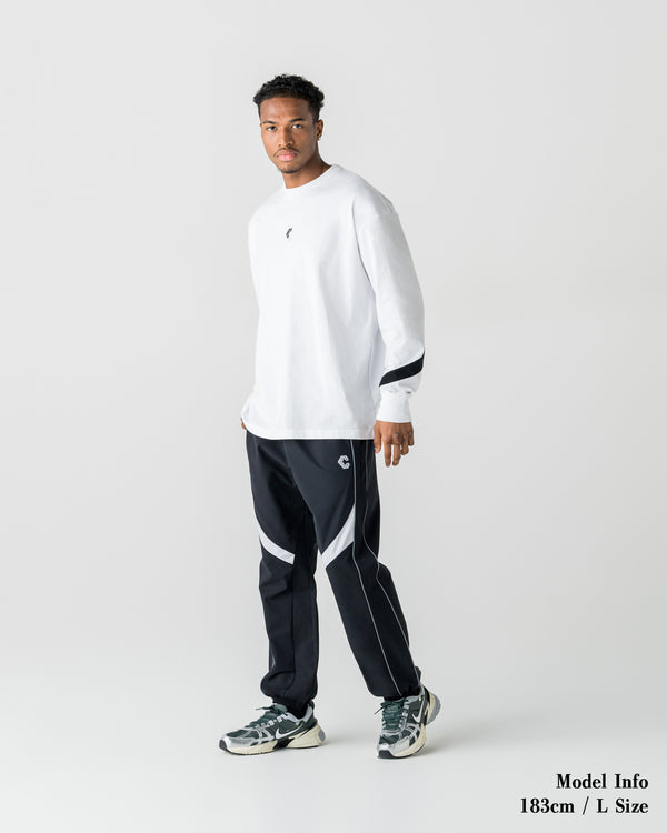 CRONOS LONG-LASTING FLEX L/L TEE【WHITE】